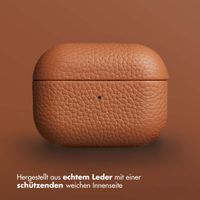 Accezz Echtes Leder Case Apple AirPods Pro - Cognac