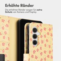 imoshion Design Klapphülle Samsung Galaxy A36 - Sunny Yellow Petite Flowers
