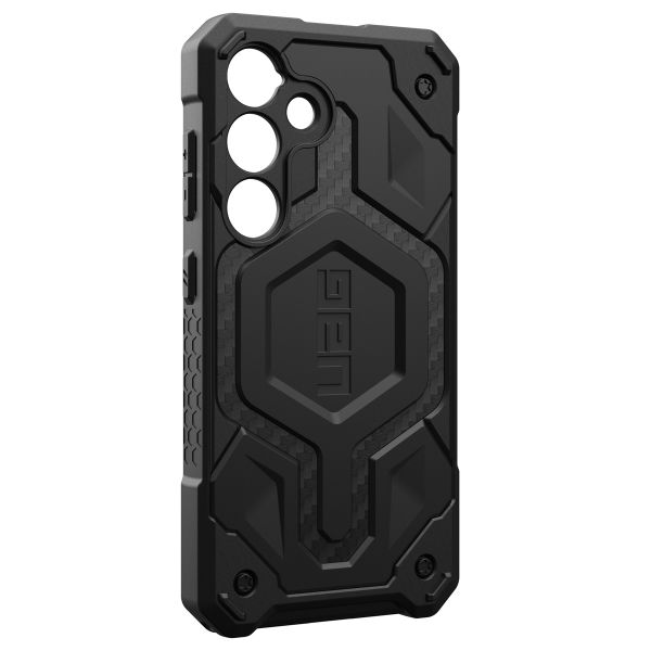 UAG Monarch Backcover für das Samsung Galaxy S24 - Carbon Fiber