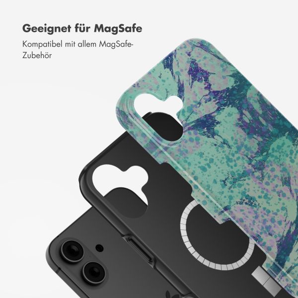 Selencia Vivid Tough Back Cover MagSafe für das iPhone 16 - Fresh Paint Green