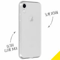 Accezz TPU Clear Cover Transparent für iPhone Xr