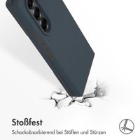 Accezz Liquid Silikoncase Samsung Galaxy Z Fold 6 - Dunkelblau