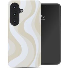 Selencia Vivid Back Cover Samsung Galaxy S26 - Desert Waves Beige