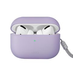 Uniq Lino Hybrid Liquid Silicone Case für Apple AirPods Pro 2 - Lilac Lavender