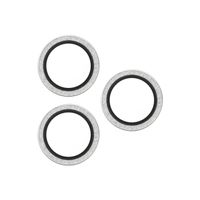 PanzerGlass Kameraprotektor Hoops Optic Rings für das Apple iPhone 17 Pro / Apple iPhone 17 Pro Max - Glitzersilber