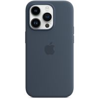 Apple Silikon-Case MagSafe für das Apple iPhone 14 Pro - Storm Blue