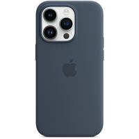 Apple Silikon-Case MagSafe für das iPhone 14 Pro - Storm Blue