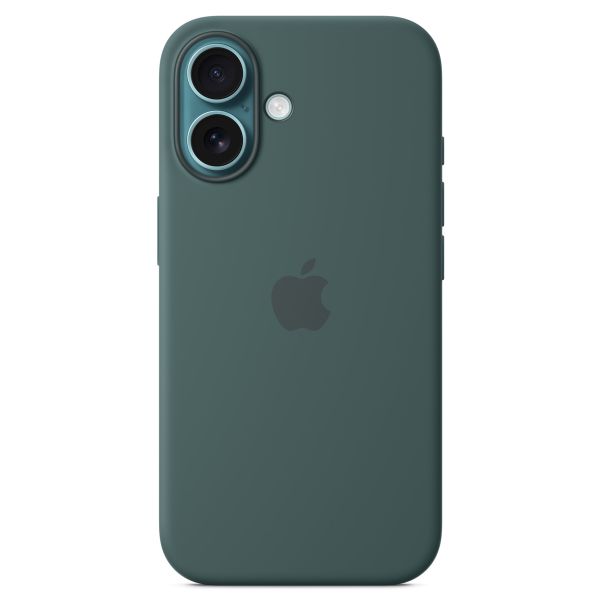 Apple Silikon-Case MagSafe für das Apple iPhone 16 - Lake Green