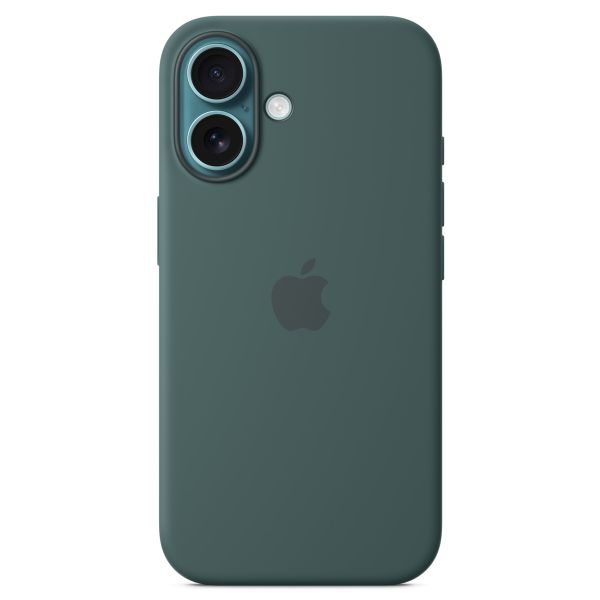 Apple Silikon-Case MagSafe für das iPhone 16 - Lake Green