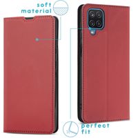 imoshion Slim Folio Klapphülle Samsung Galaxy A12 - Rot