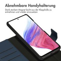 Accezz Premium Leather 2 in 1 Klapphülle für das Samsung Galaxy A53 - Dunkelblau