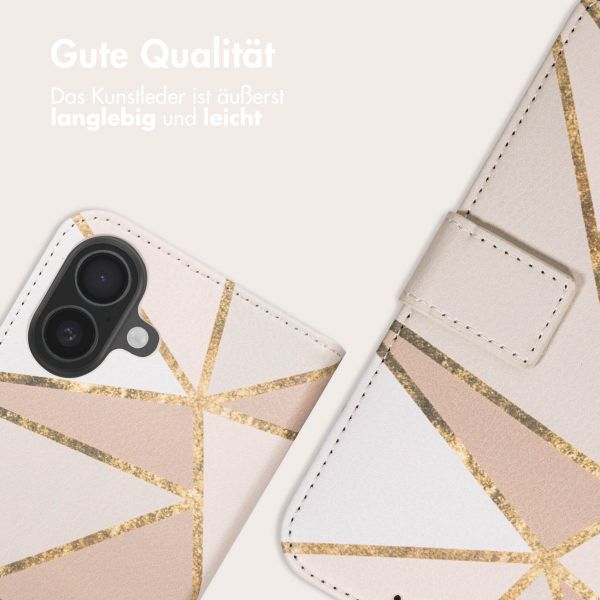 imoshion Design Klapphülle Apple iPhone 17 - Beige Graphic