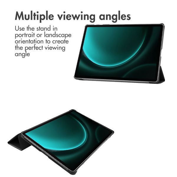 imoshion Trifold Klapphülle Samsung Galaxy Tab S10 Plus / Tab S9 FE Plus / Tab S9 Plus - Schwarz