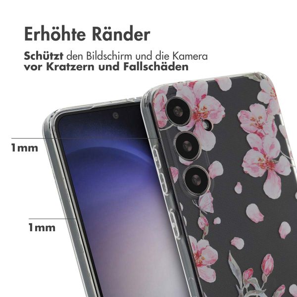 imoshion Design Hülle Samsung Galaxy S24 - Blossom Watercolor