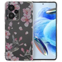 imoshion Design Hülle Xiaomi Redmi Note 12 Pro (5G) - Blossom Watercolor