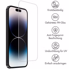 Accezz Displayschutz 2er-pack aus gehärtetem Glas Apple iPhone 15 Plus / 15 Pro Max / 16 Plus