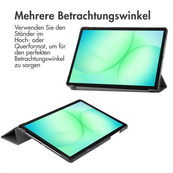 imoshion Trifold Klapphülle Samsung Galaxy Tab A11 Plus - Schwarz