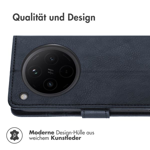 imoshion Luxuriöse Klapphülle Oppo Find X8 - Dunkelblau