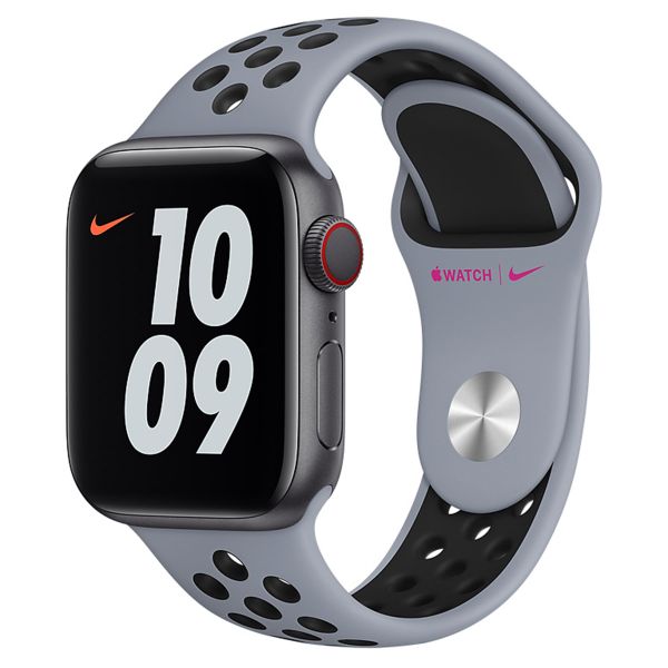 Apple Sport Band für die Apple Watch Series 1-10 / SE / Ultra (2) - 42/44/45/46/49 mm - Obsidian Mist / Black