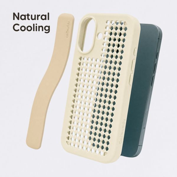 Callbuddy Hülle mit Strap Apple iPhone 17 - Sand Glow