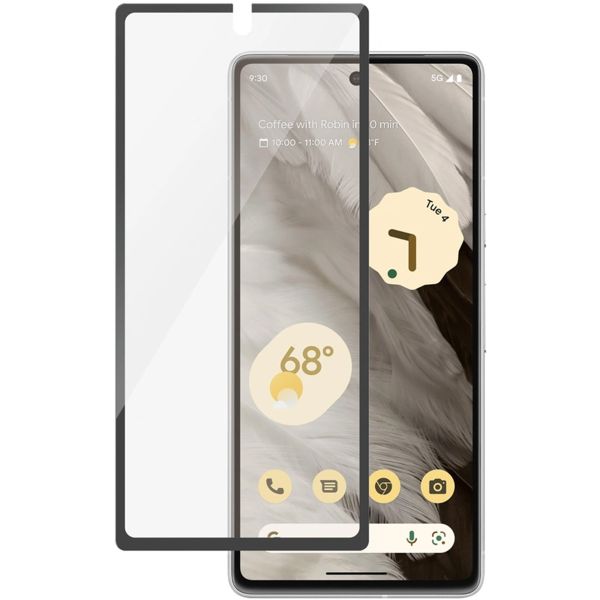 PanzerGlass Ultra-Wide Fit Antibakterieller Displayschutz für das Google Pixel 7a