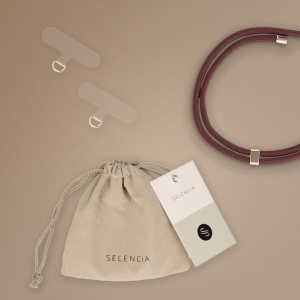 Selencia Universal-Handykette - Terracotta