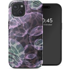 Selencia Vivid Rückabdeckung mit MagSafe Apple iPhone 15 - Leo Bubble Green