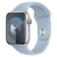 Apple Sport Band für Apple Watch Series 1 bis 9 / SE (38/40/41 mm) | Series 10 (42 mm) - Größe S/M - Hellblau