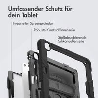 Accezz Robustes Back Cover mit Schultergurt für das iPad Air 13 Zoll (2025) M3 / (2024) M2 - Schwarz