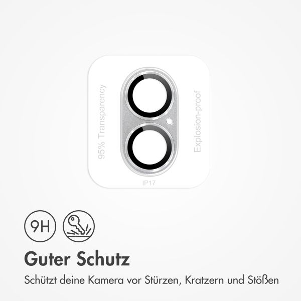 imoshion Kameraprotektor aus Glas 2er-Pack für das Apple Apple iPhone 17 - Silver