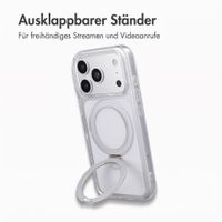 Accezz Ring Stand Backcover mit MagSafe Apple iPhone 18 Pro / 17 Pro - Transparent