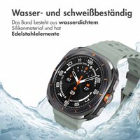 imoshion Ocean Silikonarmband für das  Samsung Galaxy Watch Ultra (2024/2025) - Grayish Green
