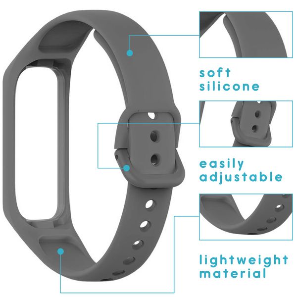 imoshion Silikonband für das  Samsung Galaxy Fit 2 - Grau