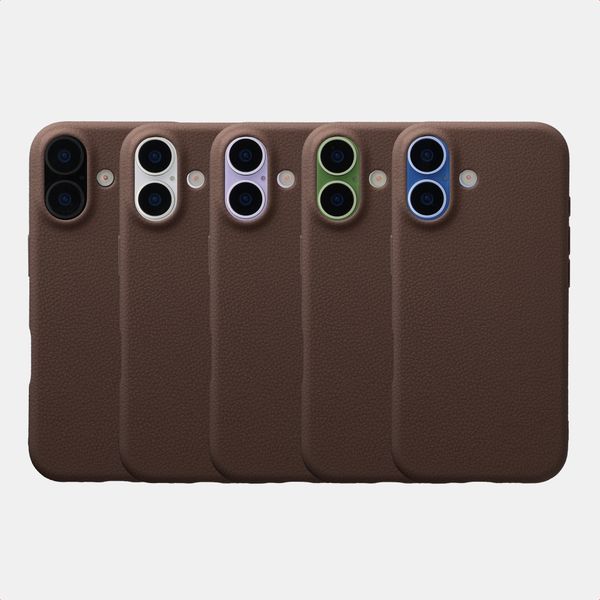 imoshion Texture Backcover Apple iPhone 17 - Dunkelbraun