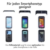 Accezz Handyhalterung Pro für das Fahrrad für das Samsung Galaxy S22 - Universell - mit gehäuse - Schwarz