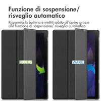 imoshion Trifold Klapphülle Samsung Galaxy Tab A8 - Schwarz