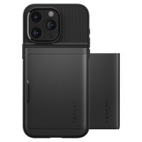 Spigen Slim Armor CS Case für das Apple iPhone 15 Pro - Schwarz