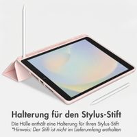 Accezz Smarte Klapphülle aus Silikon Apple iPad 9 (2021) 10.2 Zoll / iPad 8 (2020) 10.2 Zoll / iPad 7 (2019) 10.2 Zoll - Rosa