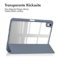 imoshion Trifold Hardcase Klapphülle Apple iPad 11 (2025) 11 Zoll A16 / iPad 10 (2022) 10.9 Zoll - Violett