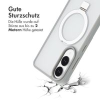 Accezz Ring Stand Backcover mit MagSafe Samsung Galaxy S25 Edge - Grau