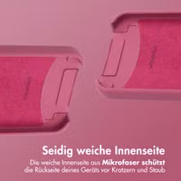 imoshion Color Backcover mit abnehmbarem Handykette und MagSafe Apple iPhone 13 - Raspberry