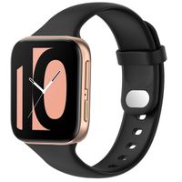 imoshion Silikon Sportarmband für Oppo Watch 41 mm - Schwarz