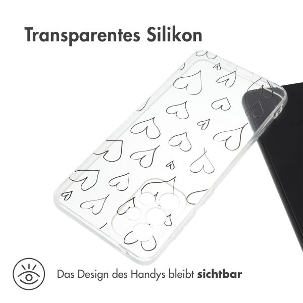 imoshion Design Hülle Samsung Galaxy A33 - Hearts