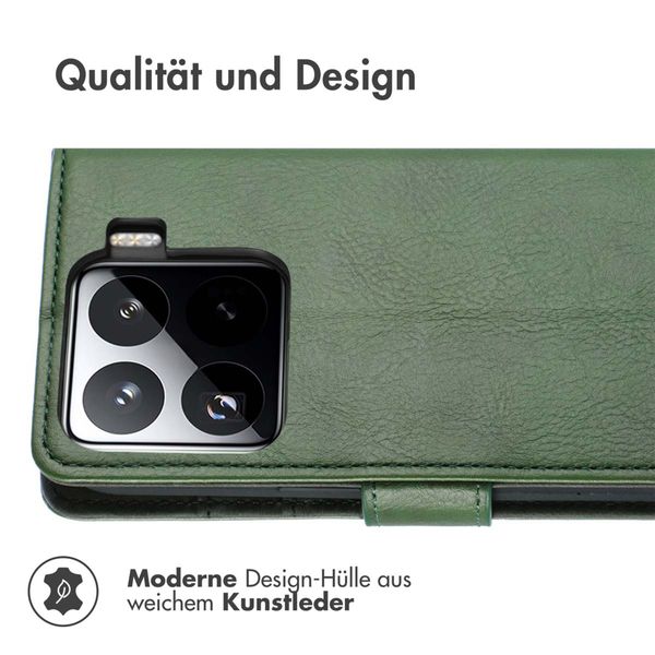 imoshion Luxuriöse Klapphülle Xiaomi 15 Pro - Grün