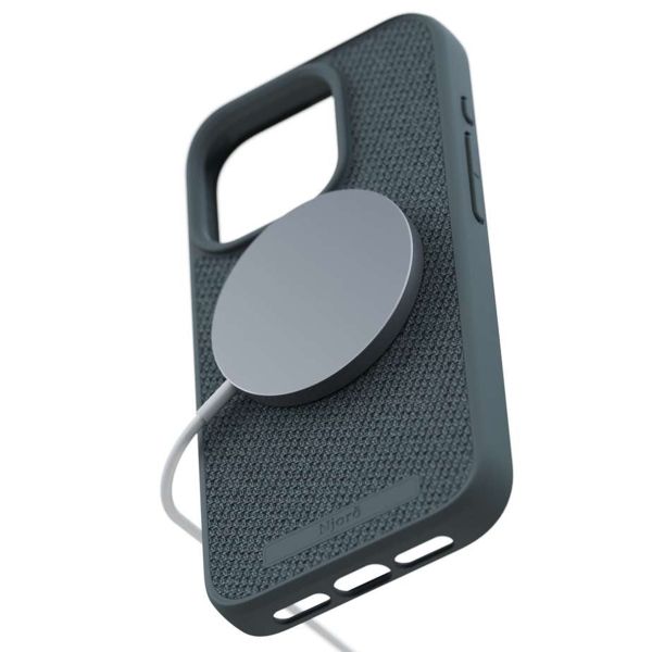 Njorð Collections Fabric MagSafe Case für das iPhone 15 Pro - Dark Grey