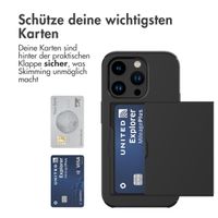 imoshion Backcover mit Kartenfach Apple iPhone 15 Pro - Schwarz