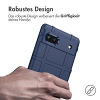 imoshion Rugged Shield Backcover Google Pixel 6a - Dunkelblau