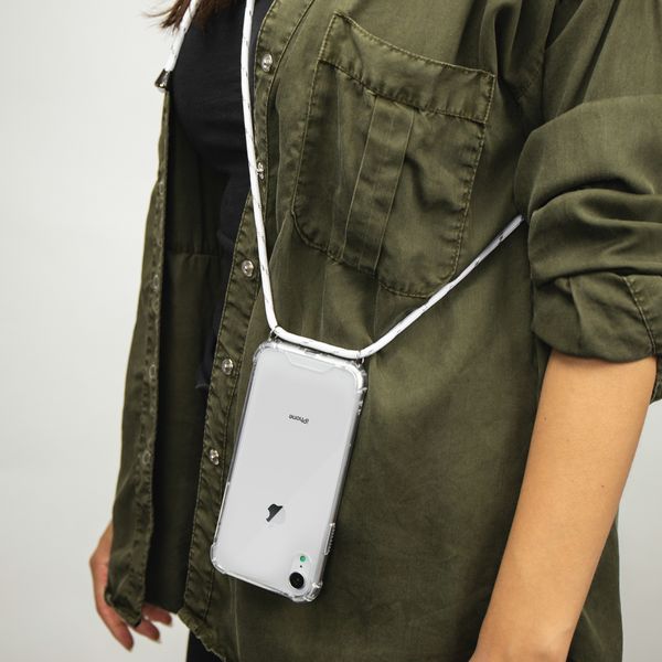 imoshion Backcover mit Band Weiß Silber für das Apple iPhone 11