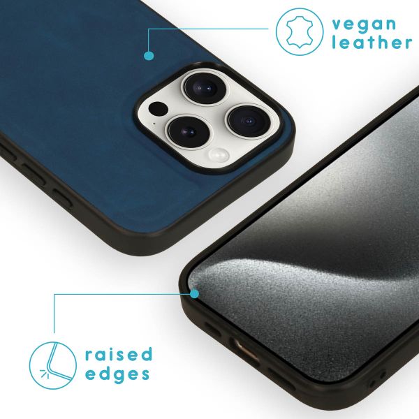 imoshion Entfernbare 2-1 Luxus Klapphülle Apple iPhone 16 Pro Max - Blau