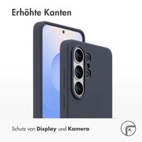Accezz Liquid Silikoncase mit MagSafe Samsung Galaxy S26 Ultra - Dunkelblau